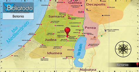 betania israel mapa,betania nos tempos de jesus